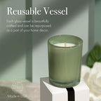 LAFCO New York Votive Candle, Fresh Cut Gardenia - 1.9 oz - 20-Hour Burn Time - Reusable Glass Vessel - Made in The USA