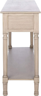 SAFAVIEH Home Collection Landers Greige 3-Drawer Console Table CNS5711D