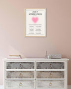 HesenDot Pink Motivational Canvas Wall Art,Unframed Daily Affirmations Prints, 12x16in Aesthetic Butterfly Poster,Unique Wall Decor for Women Girls Bedroom Study Dorm Office Home,3 Pack