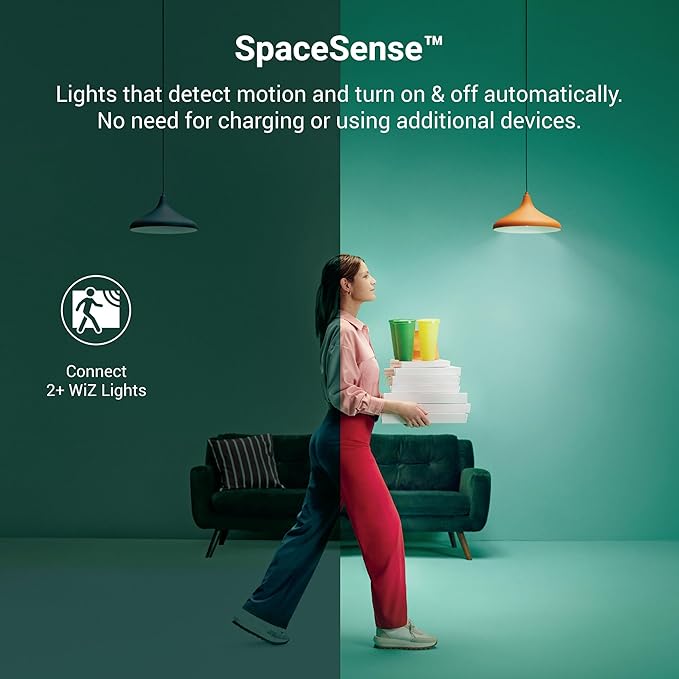 HALO 4” Smart Wi-Fi Slim Canless Recessed LED Downlight Powered by WiZ Pro, Dimmable Full Color with Smart Home Integration - HLB4069WZRGBWMWR
