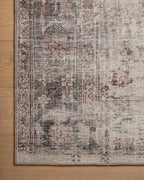 Loloi Amber Lewis Georgie Collection GER-08 Lagoon/Beige 8'-4" x 11'-6", .19" Pile Height, Area Rug