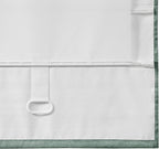 Madison Park Cordless Roman Shades Faux Silk Shade with Sheen 1-Panel Privacy, Room Darkening, Energy Efficient, Thermal Insulated Window Blind for Bedroom, Living Room Décor, 33"W x 64"L Como, Green