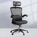 FLEXISPOT OC3-Pro Cloud Ergonomic Office Chair for Big and Tall Black, High Back Office Chair with Flip-up Arm/8-Level Lumbar Support, Foam Seat Cushion, Chairs for Home Office Studying Gaming, Black