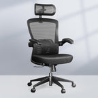 FLEXISPOT OC3-Pro Cloud Ergonomic Office Chair for Big and Tall Black, High Back Office Chair with Flip-up Arm/8-Level Lumbar Support, Foam Seat Cushion, Chairs for Home Office Studying Gaming, Black
