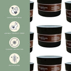 Pecksniffs Black Tall Bourbon & Mandarin Scented Candle | 3 Wicks, 283g/9.9oz