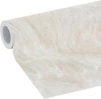 EasyLiner Peel & Stick Decor Removable Peel and Stick Wallpaper - Self Adhesive Decorative Shelf Paper for Cabinets, Walls, Resurfacing Projects - Adhesive Shelf Liner - 20in x 18ft - Taupe Marble