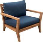 Tommy Bahama Deep Seating Lounge Cushion, 26" X 30" X 4", Bamboo Bay Cobalt