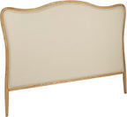 Creative Co-Op Oak & Linen King Size Headboard