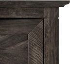 Bush Furniture Key West 2 Drawer Lateral File Cabinet in Dark Gray Hickory, Document Storage for Home Office, Accent Chest with Drawers