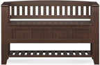 SIMPLIHOME Acadian Entryway Storage Bench - 48 inch Wide Solid Wood Hallway Seat with Shelf in Brunette Brown, Transitional Bench for Entryway or Living Room with Open Storage and Slatted Bottom