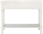 SAFAVIEH Home Collection Landers Distressed White 2-Drawer Console Table CNS5710A