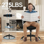 COLAMY Ergonomic Office Chair with Footrest, High Back Mesh Desk Chair with Adjustable Lumbar Support, 3D Armrests, Headrest, Recline Function, Rolling Swivel Task Chair for Home Office (Graphite)