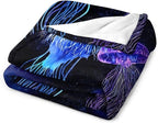 Jellyfish Gifts for Girls & Women - Soft, Warm & Cozy Fleece Throw Blanket for Kids & Adults - 40"x50"