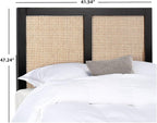 SAFAVIEH Home Collection Vienna Black Cane Twin Headboard Platform, Single (HBD8004B-T)