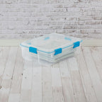 Sterilite 4-Pack Gasket Box, Weather-Resistant Storage Bins with Latching Lids, 37 Quart - Heavy-Duty Organizing Containers for Closet, Bathroom, and Office