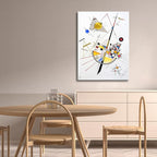 Wieco Art Canvas Prints Large Delicate Tension #85, 1923 by Wassily Kandinsky Abstract Classic Art Reproductions Canvas Wall Art for Home Decor Living Room and Wall Decorations