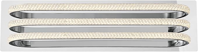 Possini Euro Design Possini Euro Diana 23 1/2" Wide Chrome LED Bathroom Vanity Light