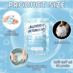 Leelosp 36 Pcs Individual Travel Laundry Detergent Bulk Travel Size Laundry Detergent Packets Portable Single Use Liquid Soap for Traveler Hostel Essentials Cleaning