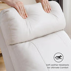 Swivel Rocker Recliner, Manual Glider Rocking Recliner Chair, Swivel Reclining Lounge Chair Nursery Glider Recliners for Small Spaces, Living Room, Beige