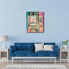 Wieco Art Canvas Print Wall Art Open Window Collioure 1905 by Henri Mattise Abstract Colorful Art Matisse Posters Canvas Prints for Wall and Home Office Decorations
