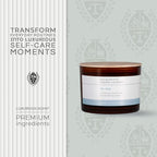 Pecksniff's Aromatherapy De-Tox 3-Wick Candle | Elemi & Thyme with Spicy Pine Scent | 285g/10oz Long-Lasting Relaxation