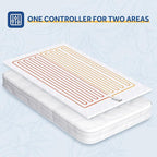 Sealy Heated Mattress Pad Queen Size Single Control for 2 Zones, 9 Heated Settings & 1-9 Hours Auto Shut Off, Luxury Quilted Bed Warmer with ETL Certified, Soft Extra-Cozy Fabric