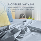TEMPUR ProAir Sheet Set Sleepy Blue - Full