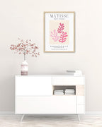 HesenDot Unframed Matisse Pink Wall Art,12x16in Canvas Prints Poster,Set of 3 Modern Abstract Wall Decor Posters,Minimalist Home Decoration for Living Room Bedroom Office