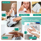 Soft Disposable Face Towel, Cotton Facial Dry Wipes 300 Count, Cotton Dry Wipes for Washing and Drying,Facial Tissue for Cleansing, Skincare, Makeup Remover Large packing (3 PACK)