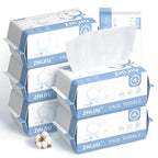 Disposable Face Towels 600 Count, Ultra Soft & Thick Facial Towels for Sensitive Skin, Biodegradable & Lint-Free Makeup Remover Dry Wipes, Multi-Purpose Cleansing Towelettes for Face Wipes