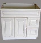 New Atique White Single-sink Bathroom Vanity Base Cabinet 36" Wide x 21" Deep AW-V3621D