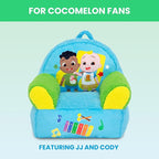 Delta Children - CoComelon Cozee Buddy Kids Chair, Blue