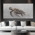 Black Poster Print Simple Picture Canvas Animal Wall Painting 58x29 Large Artwork for Living Room Vintage Kitchen Canvas Art