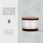 Pecksniff's Re-Charge Invigorating 3-Wick Candle - Cinnamon & Ginger Aroma, Premium Quality Wax, 283g, Long-Lasting Scent for Focus and Energy
