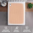 Sunbeam Premium Quilted Electric Heated Mattress Pad Twin 39" x 75" - 12 Heat Settings, 12-Hour Selectable Auto Shut-Off, Fast Heating, Warming Bed, Machine Washable, Extra-Soft Warm Cozy