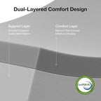 Novilla King Mattress 14 Inch, King Size Memory Foam Mattress for Pressure Relief & Supportive Comfort, Cool Refreshing Sleep Mattress in a Box, CertiPUR-US Certified, Medium Firm