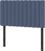 Upholstered Headboard for Twin Size, Adjustable Height Channel Tufted Headboard for Bedroom, Modern Style, Navy Blue