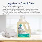 The Clean People Liquid Laundry Detergent - Recyclable Packaging, Stain Fighting - Ultra Concentrated, Laundry Soap - Fresh Scent, 200 Loads