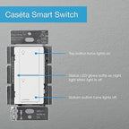 Lutron Caseta Original Smart Light Switch (Lutron Smart Hub Required), for Home, LED Lights, and Fans, 6 Amp, Single-Pole/3-Way, Neutral Required, PD-6ANS-WH-12-Pack, White, 12 Pack