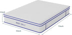 Full Size Mattress 12 Inch, Rest Only Full Mattress in a Box, Medium Firm for Pressure Relief, Memory Foam & Individually Wrapped Coils Pocket Spring for Motion Isolation