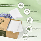 Poesie Laundry Detergent Sheet Sage Breeze Scent 160 Count Washer Sheets Detergent for Travel RV Trip Camping Home Dorm