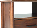 Walker Edison Modern 1-Drawer Nightstand, 20 Inch, Walnut 20-Inch