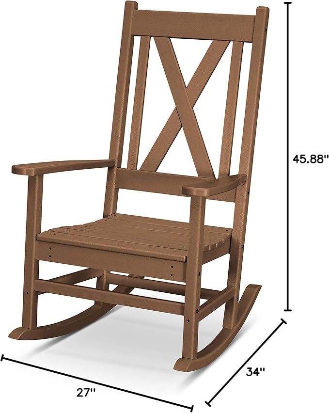 POLYWOOD® Braxton Rocker, Teak