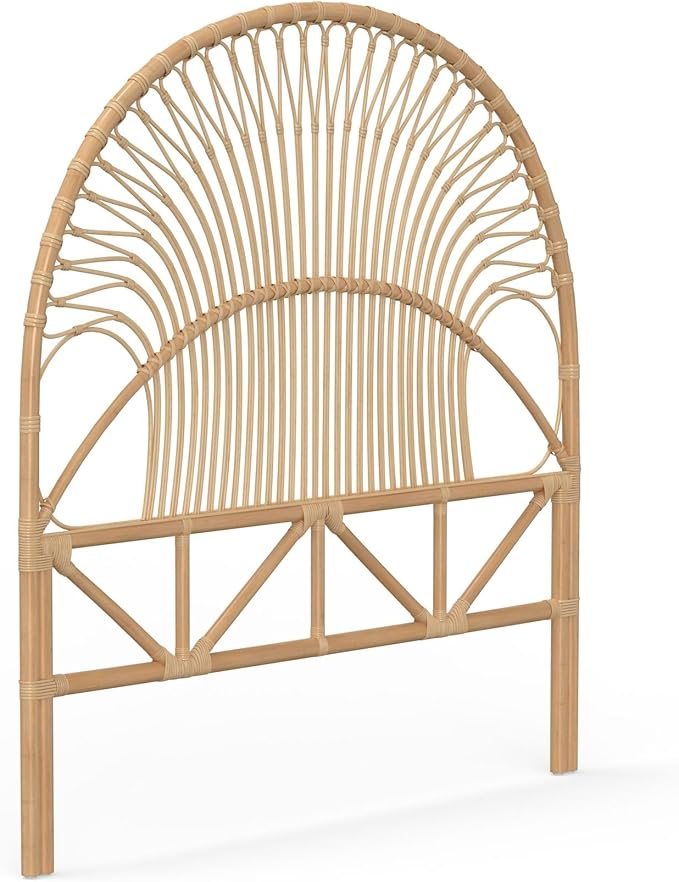 KOUBOO Rattan Loop Headboard, Queen, Natural