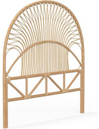 KOUBOO Rattan Loop Headboard, Queen, Natural
