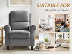 Recliner Chair for Living Room, Modern Reclining Sofa Home Theater Seating with Upholstered Push Back, Mid-Century Reclining Armchair with Lumbar Support, Bedroom, Reading Nook, Office, Set of 2