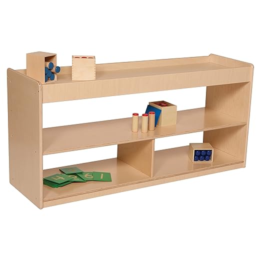 Wood Designs 12448 Math/Language Cabinet - 23-1/2"H, Backless, 23.5" Height, 48" Width, 15" Length