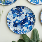 RITUALISTIC Holland Wall Sculpture for Home decorationWall painting for living roomMetal Wall DécorGift items for unisexWall artWall showpieceHome Décor Gift ItemsSet of 9 plates Blue | Christmas gifts