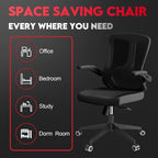 Ergonomic Office Chair - 400LB Comfy Desk Chairs with Adjustable Headrest and Lumbar Back Support, Mesh Computer Chairs with Wheels and Arms for Home Office, Study, Bedroom and Dorm (03black)