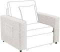 ORRD Modern Sofa Armrest Backrest for Modular Sectional Sofa Couch for Living Room-White